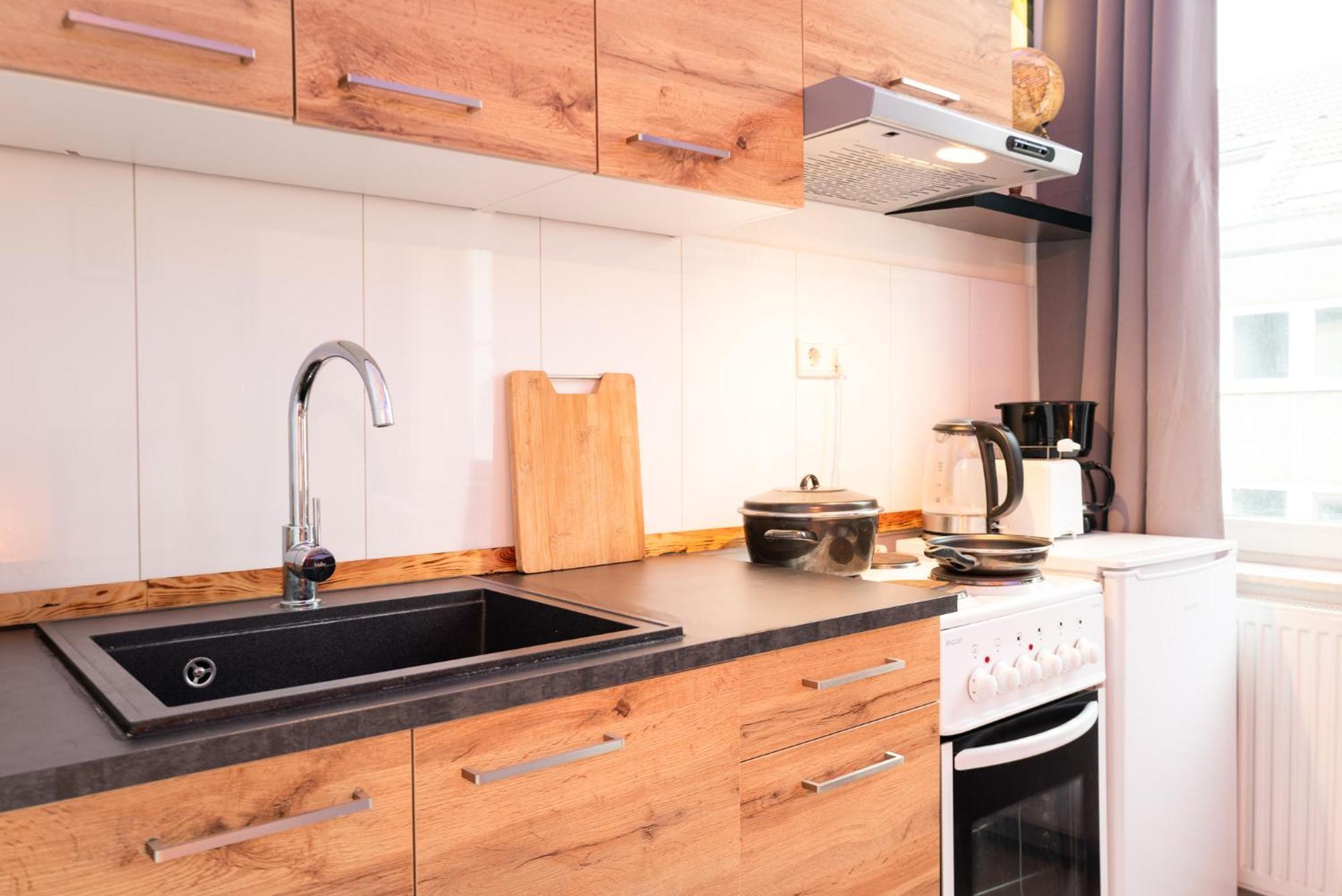 #222 Modernes City Apartment Im Herzen Von Нойс Екстериор снимка